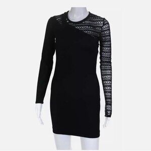 Iro Black Lace Dress 36